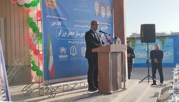 آیین افتتاح و بهره‌برداری دبستان ۱۲ کلاسه خیرساز جعفر برزگر