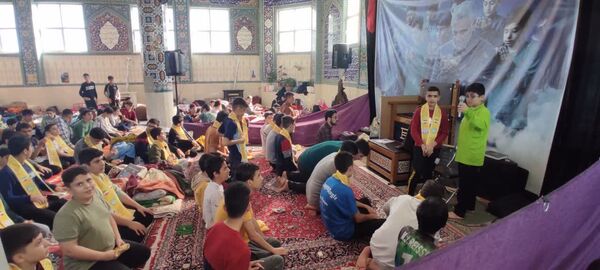 لحظاتی با معتکفین پیشتاز «مدرسه فلسطین» 