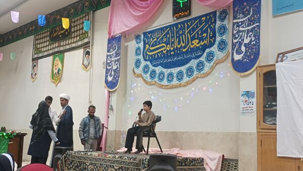 مراسم ولادت امام علی (ع)و سالگرد شهادت حاج قاسم سلیمانی در مسجد چهارده معصوم الغدیر