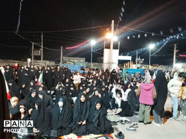 مراسم چله استغاثه و خونخواهی شهدای جنگ رمضان در شهر جعفریه
