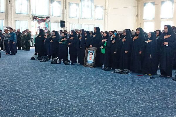 برگزاری مراسم بزرگداشت شهدای ۷ تیر و چله شهدای خدمت در شهرستان باشت