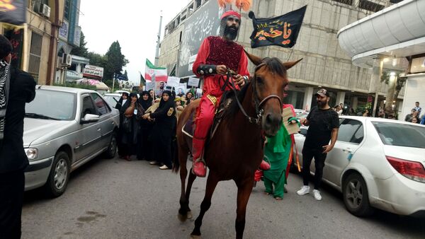 پیاده‌روی عزاداران زینبی در قائمشهر