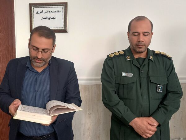 افتتاح اتاق بسیج دبیرستان شهدای اقتدار شهرستان ملارد