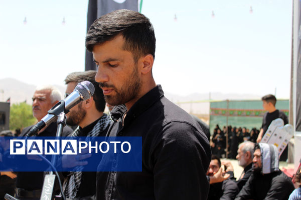 عزاداری تاسوعای حسینی در شهر درق 