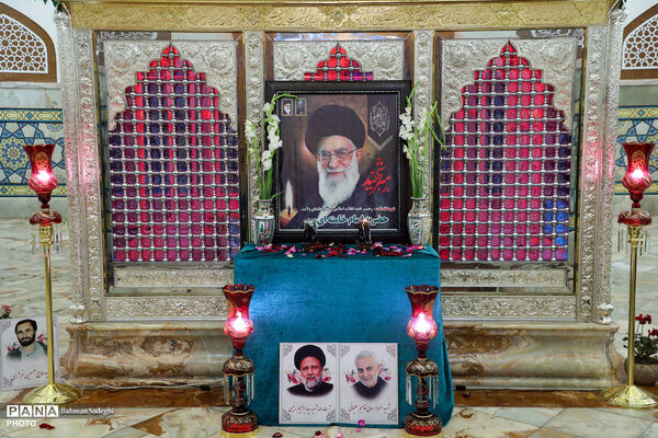 مراسم جزخوانی قرآن کریم در آستان مقدس امامزاده نرمی - اصفهان