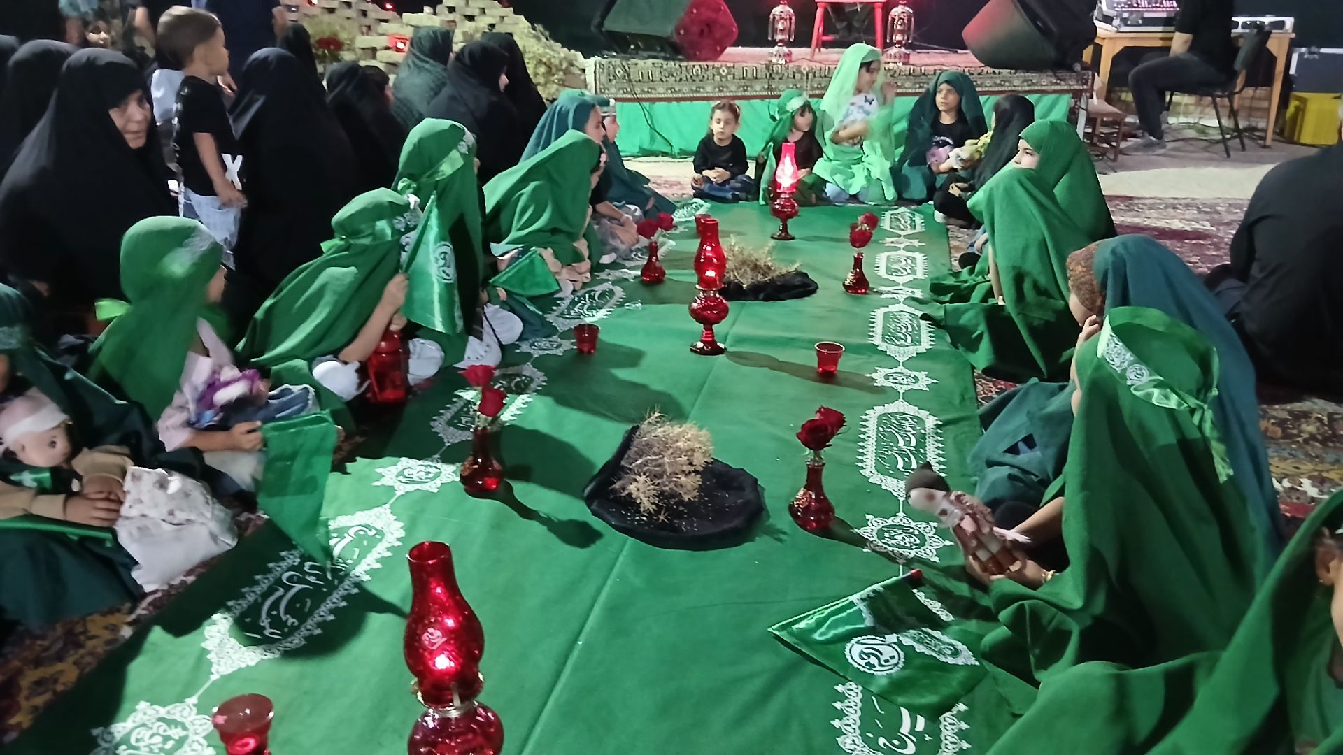 سرتشنیز در سوگِ دردانه حسین (ع)
