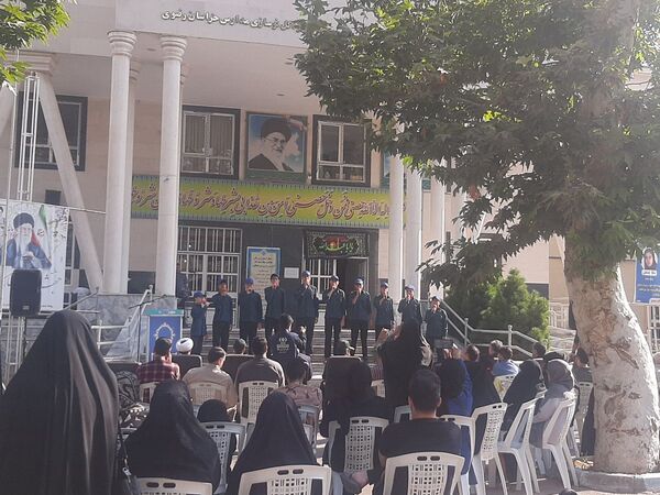 اعزام دانش‌آموزان گروه سرود سفینة النجاة نیشابور به پیاده‌روی اربعین حسینی 