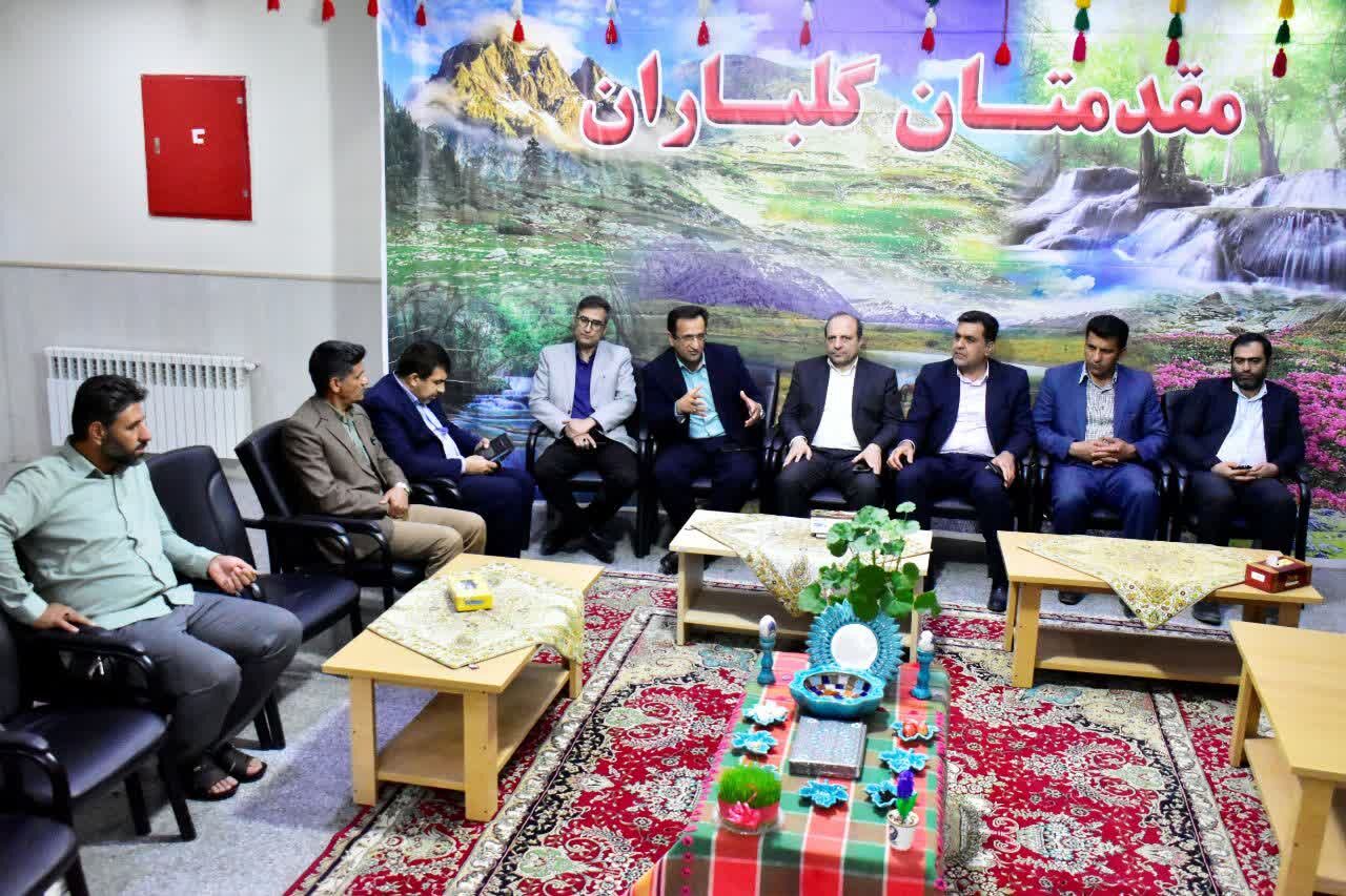 بازدید مدیرکل میراث فرهنگی کهگیلویه و بویراحمد از پایگاه مرکزی اسکان مسافران نوروزی آموزش و پرورش
