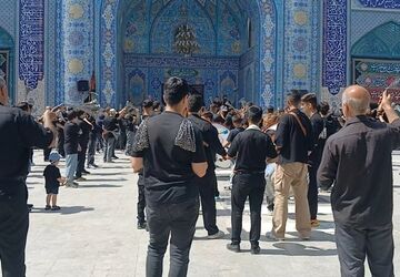 عاشورا در آغوش دو امامزاده؛ سوگ حسین (ع) در آستان مقدس امامزاده ابوالحسن و ابراهیم
