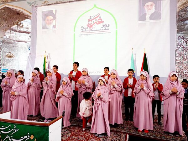 جشن پیروزی مقاومت فلسطین در کاشمر