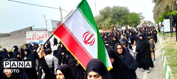 تشییع پیکر مطهر شهیده فاطمه طاهری فرد 