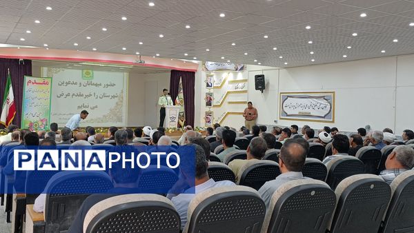  آیین و تکریم فرمانده نیروی انتظامی شهرستان خلیل آباد 