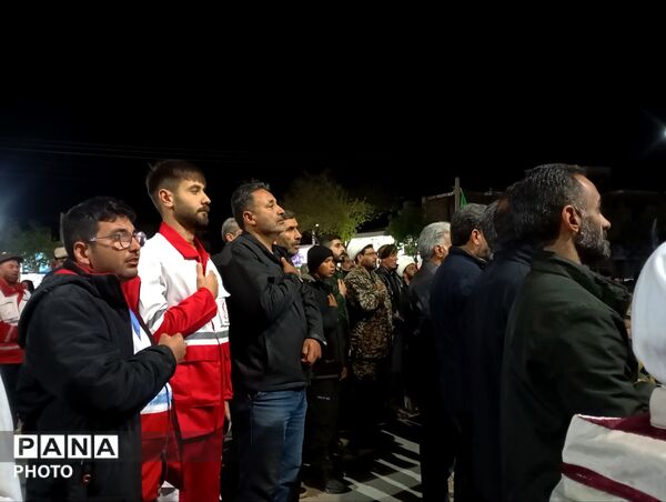 حضور مردم شهرستان مانه در مراسم چهلم کودکان جان‌باخته میناب