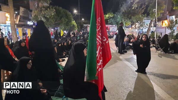 قاب پانا میزبان مراسم شب های محرم مسجد جامع نیشابور 