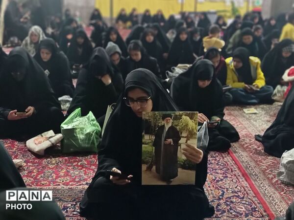مراسم روضه خوانی و قرائت زیارت عاشورا در نیشابور 