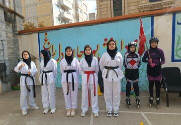 المپیاد ورزشی درون مدرسه‌ای در دبیرستان اندیشه یک اردبیل