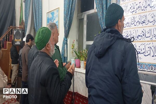 مراسم شهادت قائد امت در شهر بار نیشابور