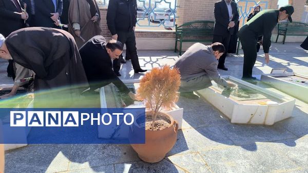 تجدید میثاق با شهدا در گناباد