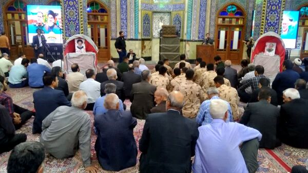 مراسم بزرگداشت شهید سید حسن نصرالله در یزد