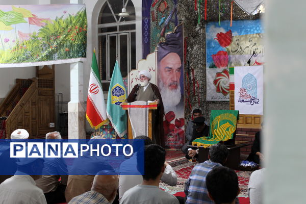 حضور کاروان آستان خورشید در شهر درق