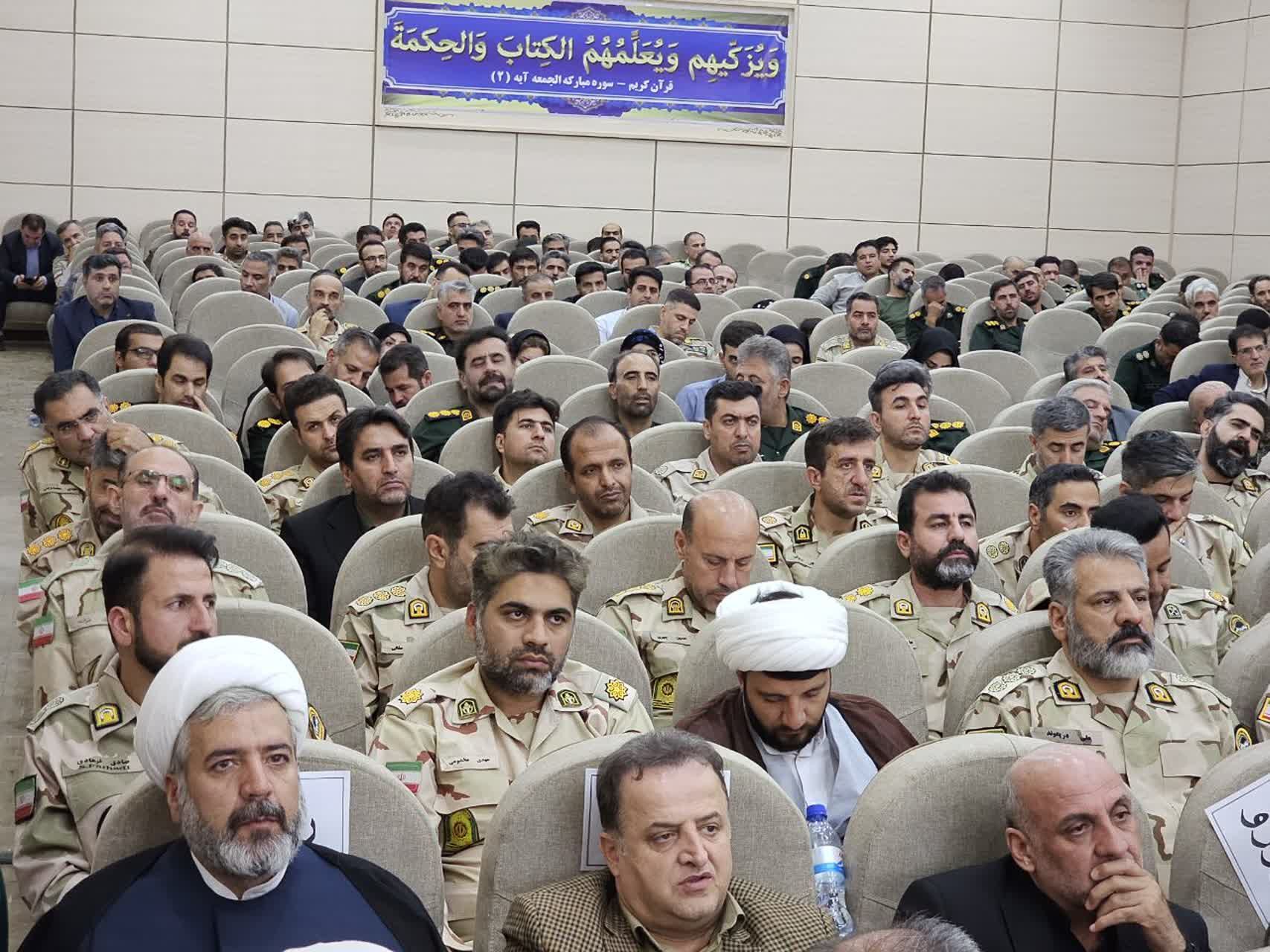 تکریم و معارفه فرمانده مرزبانی استان کردستان ؛ گام جدیدی در تأمین امنیت مرزها