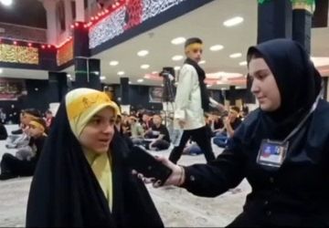 تجدید بیعت نوجوانان زنجانی با حضرت قاسم(ع)