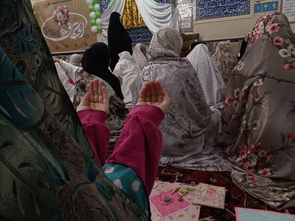  اعتکاف دختران پیشتاز در مسجد منا تبریز