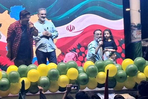 حضور «عوامل برنامه محفل ستاره ها» در دویستمین شب تجمعات مسعودیه