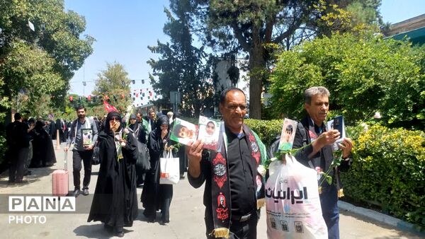 روایتی از مهر و ایثار با استقبال از خانواده شهدای میناب