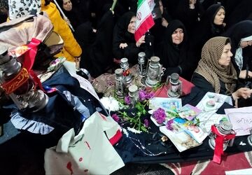 برگزاری مراسم چهلم شهدای کودک و بی گناه مدرسه شجره طیبه میناب 
