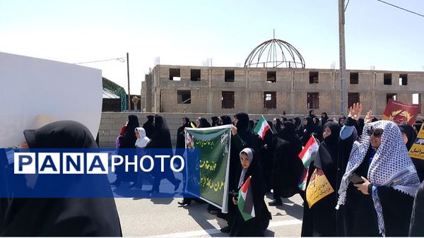 طنین شعار انا علی العهد یا قدس در شهرستان مروست