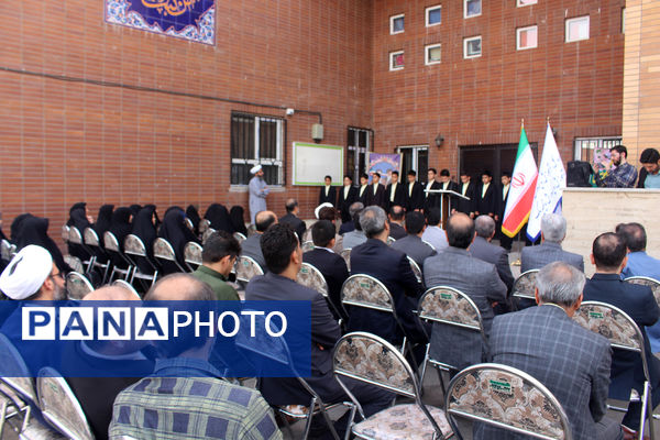 نمایشگاه طرح جابر در مدرسه باباییان ناحیه یک قم