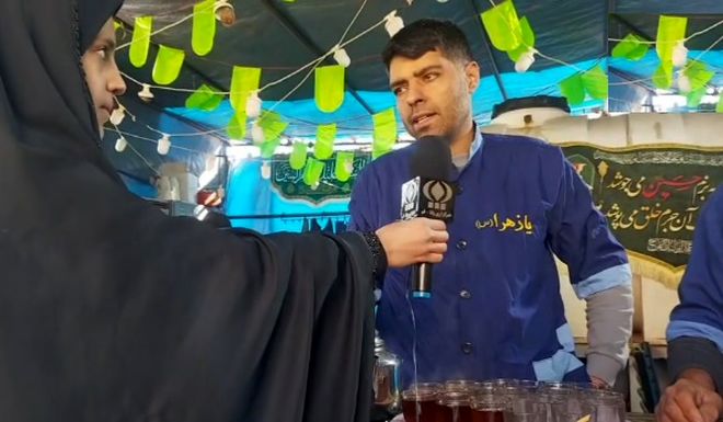 اینجا همه خادم چهاره معصوم(ع) هستیم