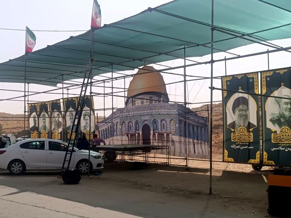 موکبی با رنگ و بوی مقاومت و شهادت 
