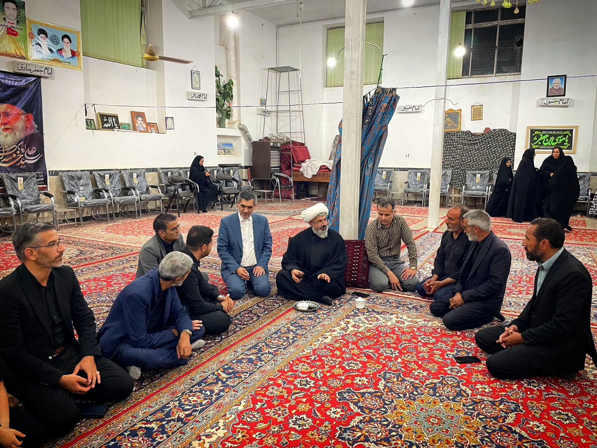 حضور امام جمعه شهرستان کاشمر در روستای جردوی 