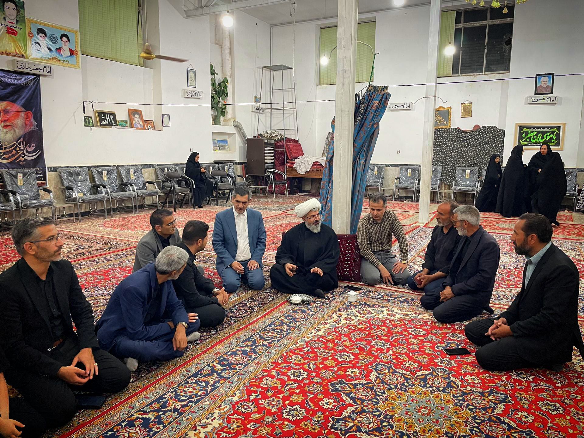 حضور امام جمعه شهرستان کاشمر در روستای جردوی 