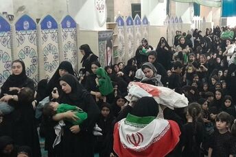 صباشهر غرق در عطر علی‌اصغر(ع)؛ مادران عاشورایی گرد هم آمدند