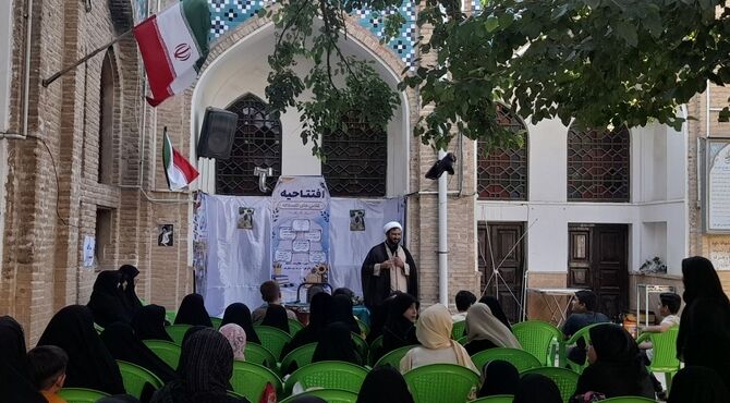 افتتاح کلاس‌های تابستانه در جوار امامزاده سهل بن علی(ع) آستانه