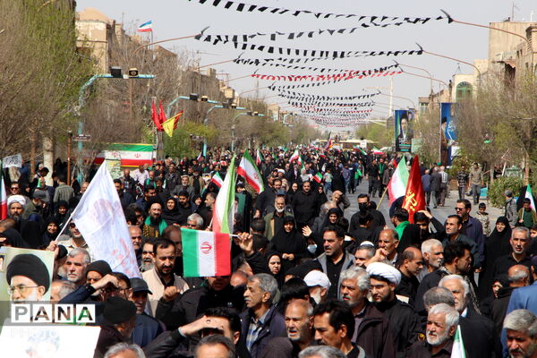 قاب هایی از حماسه آفرینی یزدی ها در روز قدس