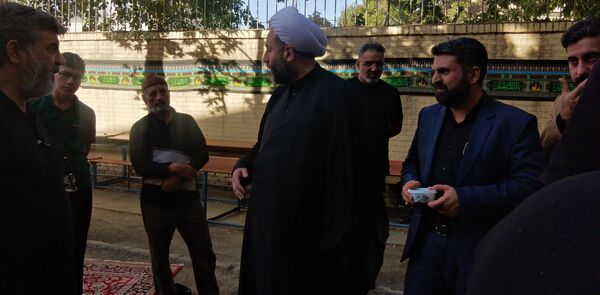 بازدید معاون فرهنگی، اجتماعی و زیارت استاندار خراسان رضوی از موکب گام‌های عاشقی