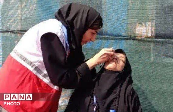 اوج خدمت جمعیت هلال احمر در مراسم وداع و تشییع رهبر انقلاب در ۴۵ متری گلشهر کرج