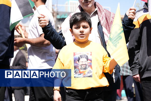 راهپیمایی روز قدس در یزد