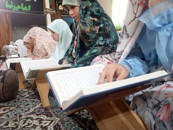 اولین روز اعتکاف دانش‌آموزان در فاروج 