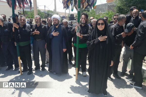 فضای شهر با برگزاری مراسم عزاداری امام حسین(ع) حال و هوای عاشورایی گرفت