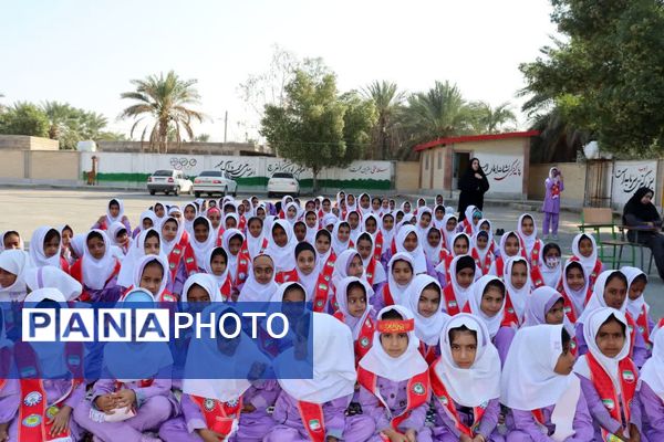 زنگ پدافند غیرعامل در مدارس قلعه‌گنج نواخته شد