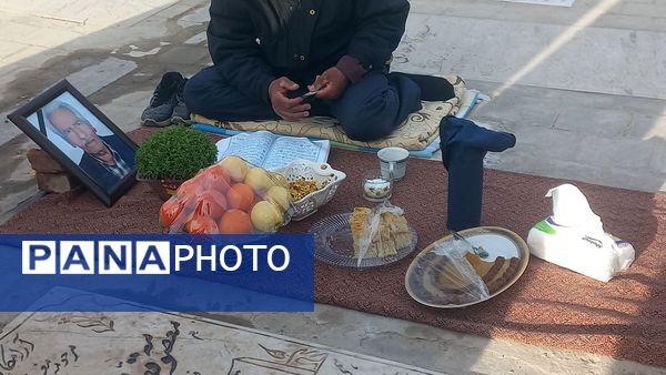 آیین چراغ برات در مزار شهیدان خلیل آباد