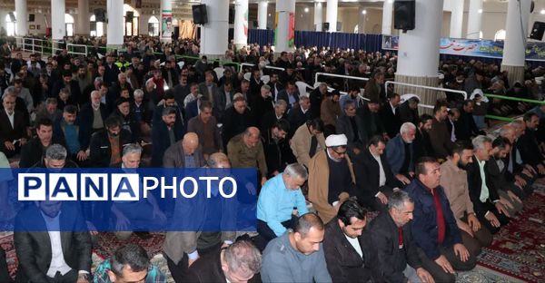 آیین وحدت‌بخش نماز عبادی‌ـ‌سیاسی جمعه شهرستان نظرآباد 