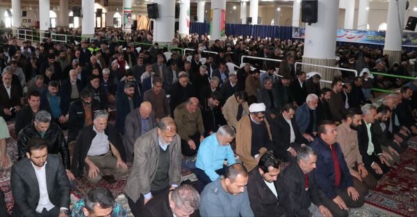 آیین وحدت‌بخش نماز عبادی‌ـ‌سیاسی جمعه شهرستان نظرآباد 