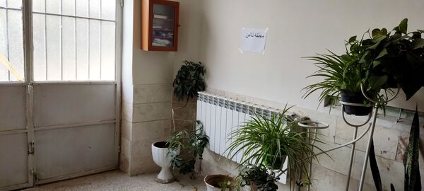 مانور زلزله در دبیرستان هاشمی نژاد