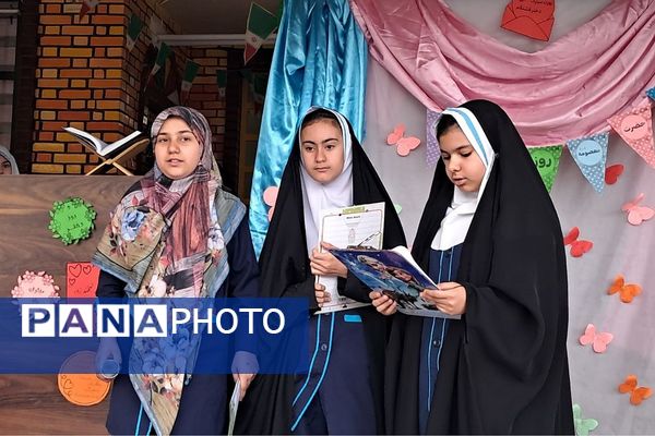 هنرنمایی دانش آموزان  مدرسه خواهران بابایی در روز دختر